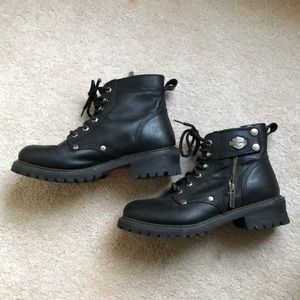 Harley Davidson Women’s Leather Riding Lace Boots